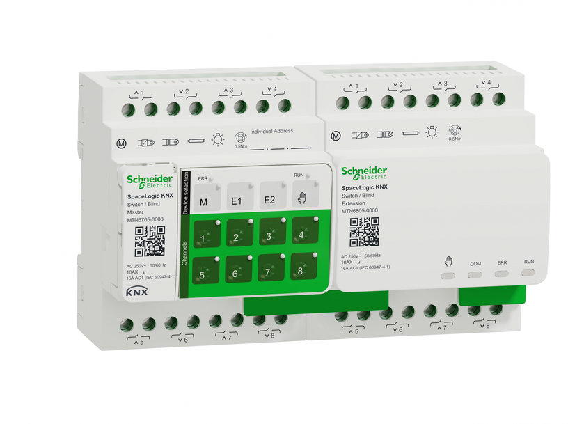 SCHNEIDER ELECTRIC LANZA NUEVOS CONTROLADORES SPACELOGIC KNX, APORTANDO MÁS FLEXIBILIDAD, SENCILLEZ Y FIABILIDAD